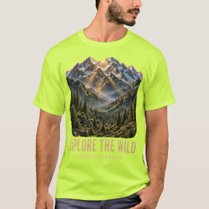 Explore the Wild Mountain T-Shirt – 3D Abenteuer W