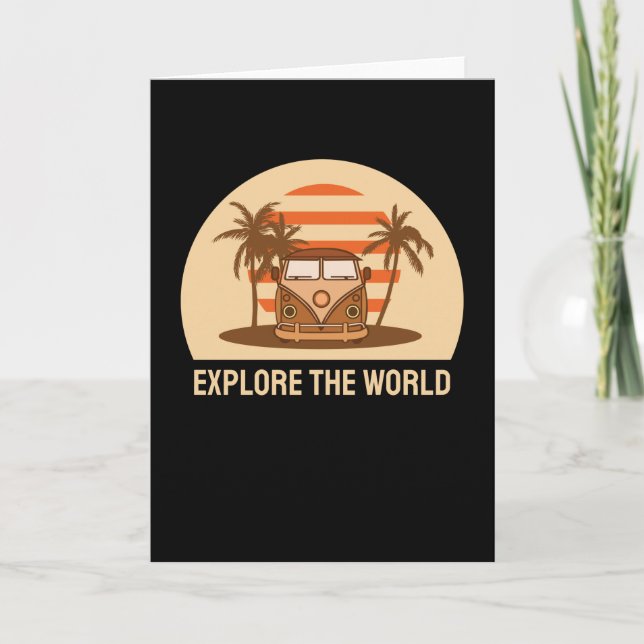 Explore The World Karte (Vorderseite)