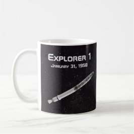 Explorer 1 Satellit Kaffeetasse