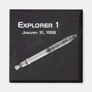 Explorer 1 Satellit Magnet
