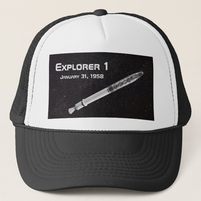 Explorer 1 Satellit Truckerkappe (Vorderseite)