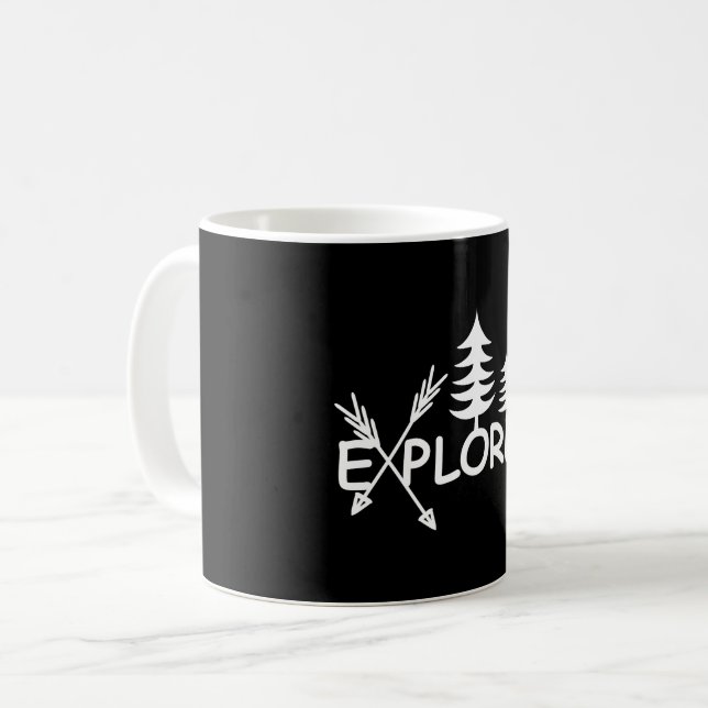 Explorer-Design - Klassische Tasse (Vorderseite Links)