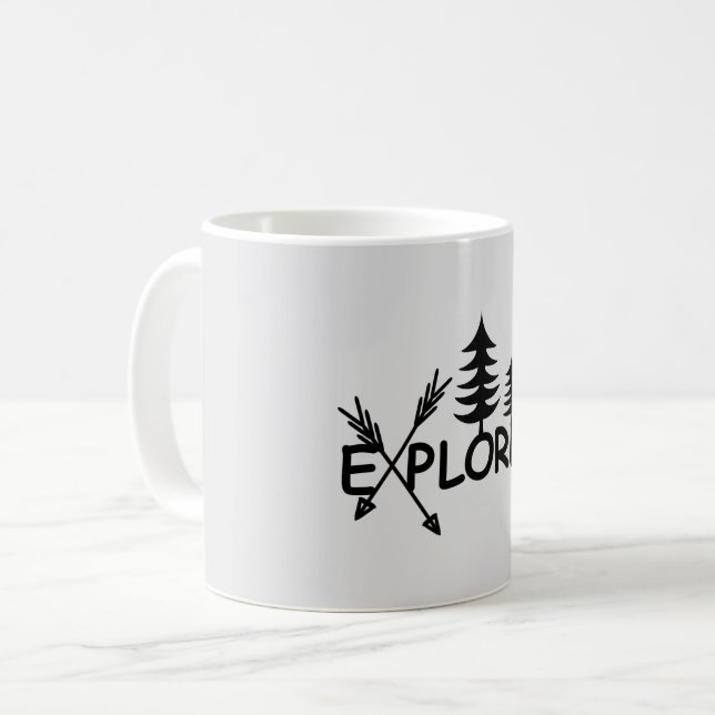 Explorer-Design - Klassische Tasse (Vorderseite Links)