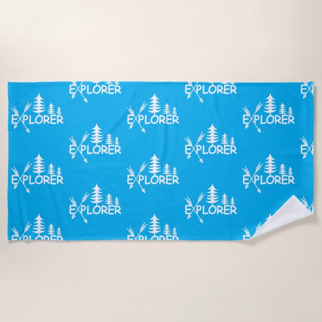 Explorer Design - Serviette de plage (Devant)