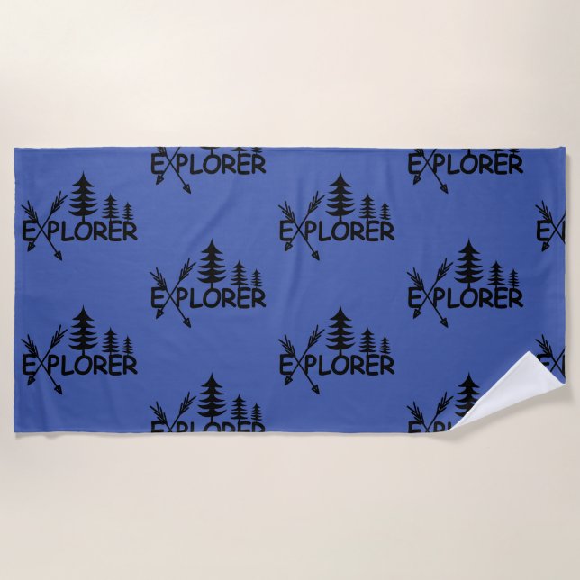 Explorer-Design - Strandtuch (Vorderseite)