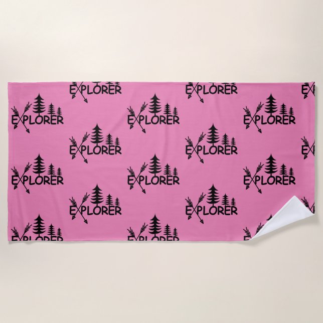 Explorer-Design - Strandtuch (Vorderseite)