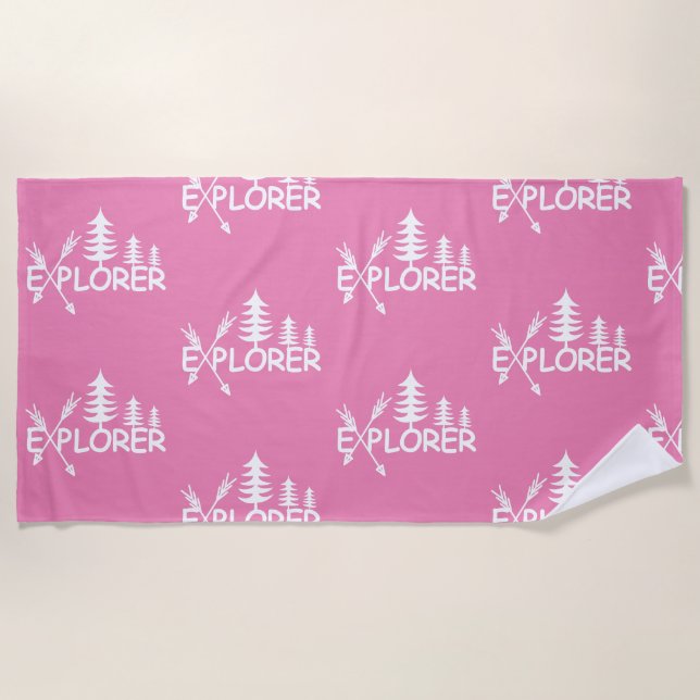 Explorer-Design - Strandtuch (Vorderseite)