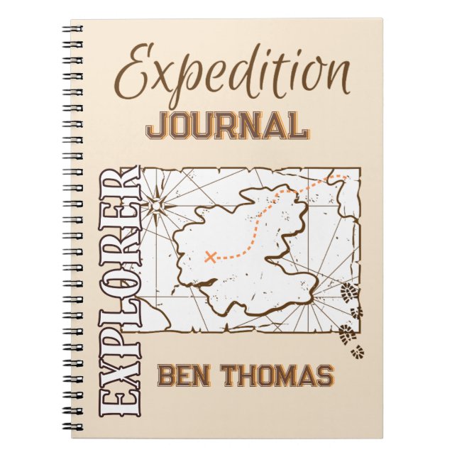 Explorer Expedition Spiral Notebook Notizblock (Vorderseite)