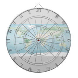 Explorer-Karte der Erdoberfläche Dartscheibe