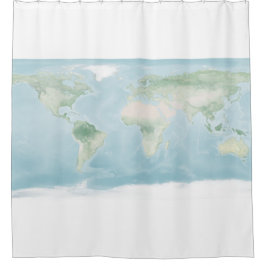 Explorer-Karte der Erdoberfläche Duschvorhang