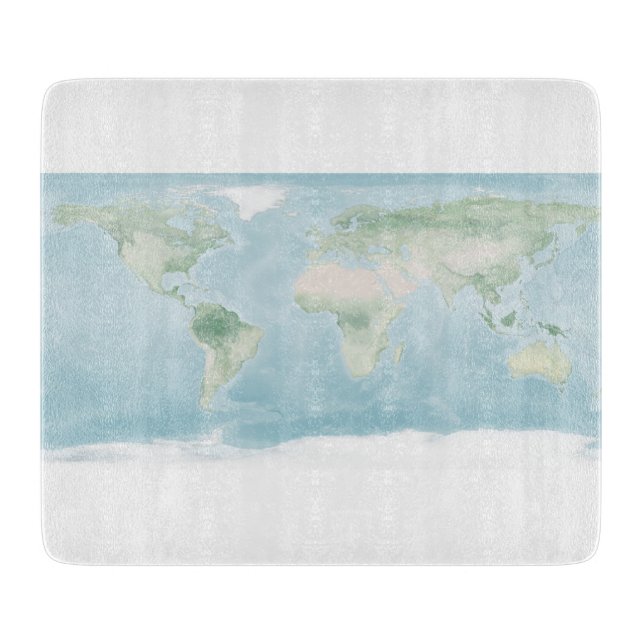 Explorer-Karte der Erdoberfläche Schneidebrett (Vorderseite)