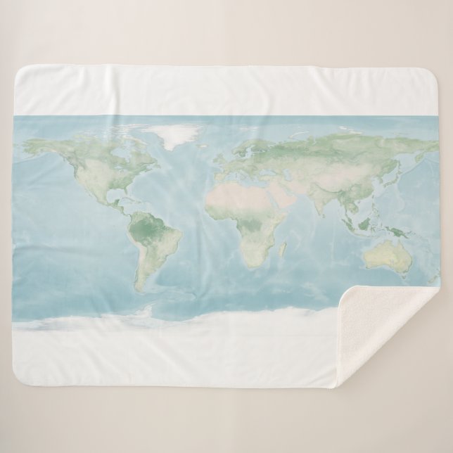 Explorer-Karte der Erdoberfläche Sherpadecke (Vorderseite (Horizontal))