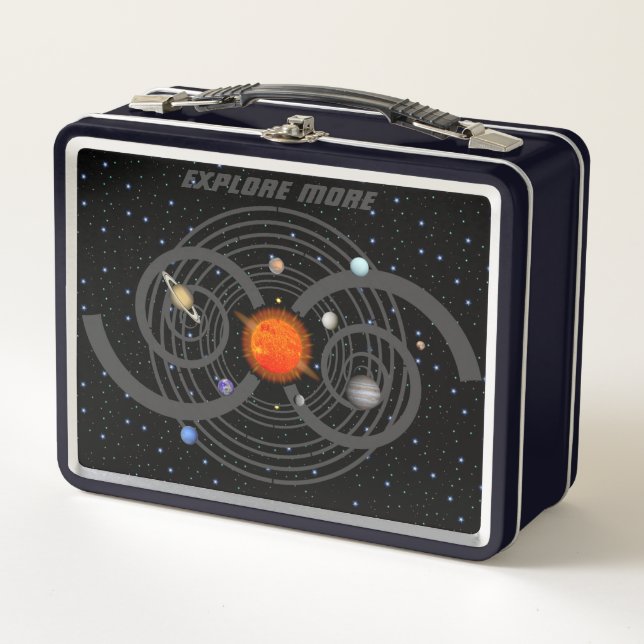 Explorer Plus Insterstellar Metal Lunchbox (Devant)