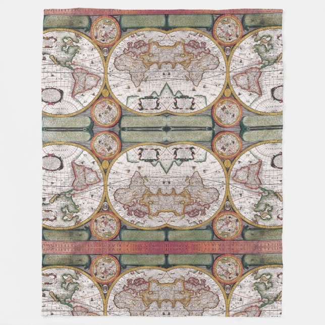 Explorez le monde : Couverture de carte confortabl (Devant)