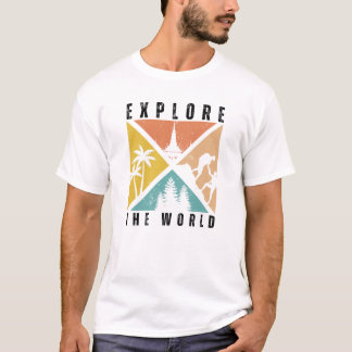 Explorez le Monde T-Shirt – Tee-shirt d'Aventure d