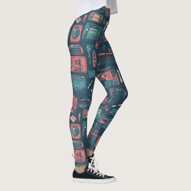 Explosion aus der Vergangenheit: Technik der 80er  Leggings (Rechts)