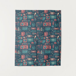 Explosion aus der Vergangenheit: Technik der 80er  Wandteppich