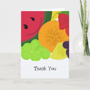 Explosion de fruits amusants Merci
