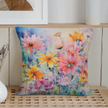 Explosion der Abstrakten Wildblume der Wasserfarbe