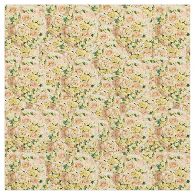 Explosion der Gelben Rose-Bouquet-Blume Stoff (Nahaufnahme)