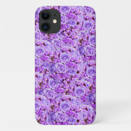 Explosion der lila Rose-Bouquet-Blume Case-Mate iPhone Hülle