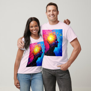 Explosion des kreativen Geistes Kunst T-Shirt