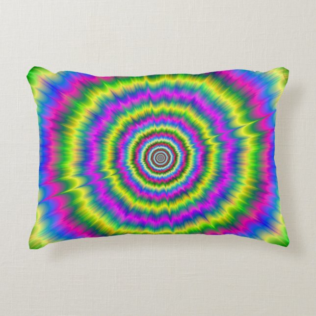 Explosion du néon Coussin d'accent (Devant)