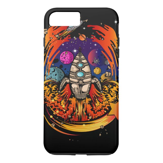 Explosion eines Raumschiffs Case-Mate iPhone Hülle (Rückseite)