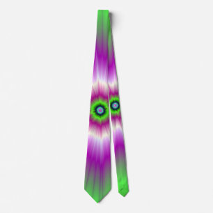 Explosion en Cravate violet et vert