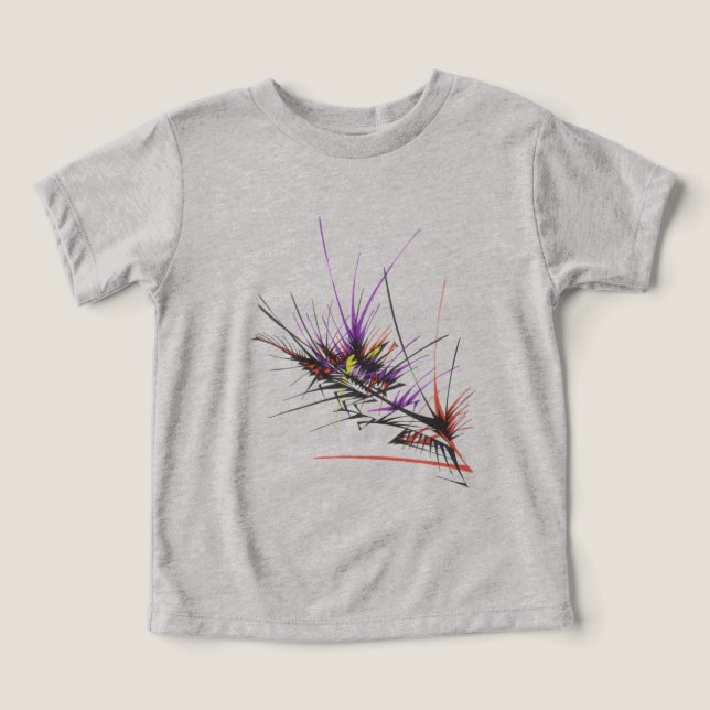 Explosion Farbige Abstrakte Stammes-Tattoo-Kunst (Design Vorderseite)