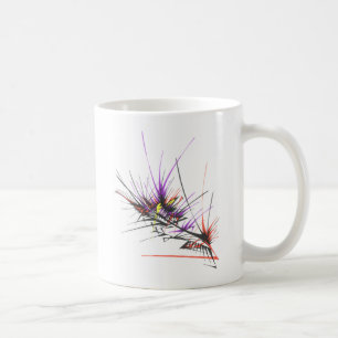 Explosion Farbige Abstrakte Stammes-Tattoo-Kunst Kaffeetasse