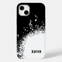 Explosion schwarz-weißer Musik Case-Mate iPhone 14 Plus Hülle