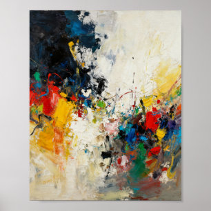 Explosion von Farben Poster