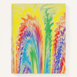 Explosionsarmer Regenbogen Notizbuch