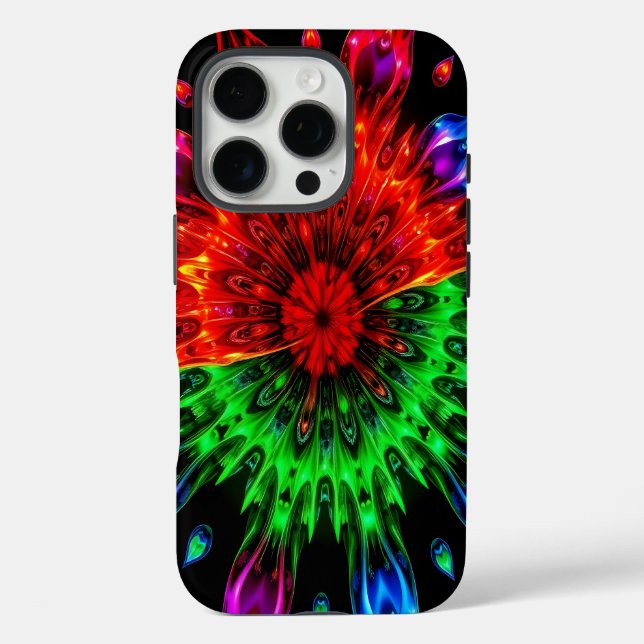 explosionsartiger Ausbruch von gefärbt iPhone 16 Pro Hülle (Rückseite)