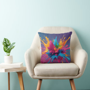 Explosionsfarben Kissen