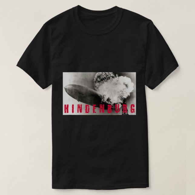 Explosionsgefährdung des Desasters Hindenburg T -  T-Shirt (Design vorne)
