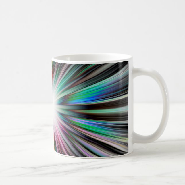 Explosionsmuster der Sternexplosion Kaffeetasse (Rechts)