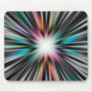 Explosionsmuster der Sternexplosion Mousepad