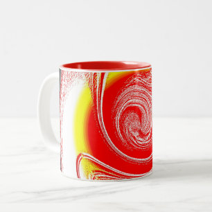 Explosionsstar Zweifarbige Tasse