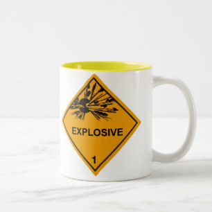 Explosiv Zweifarbige Tasse