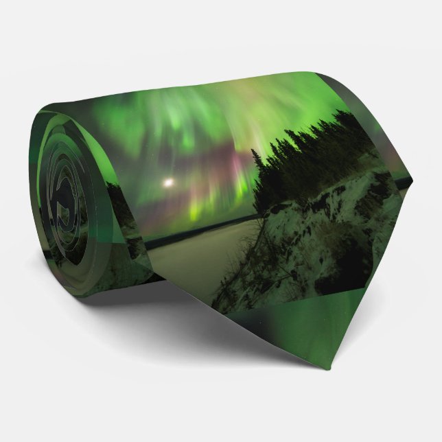 Explosive Aurora Krawatte (Gerollt)