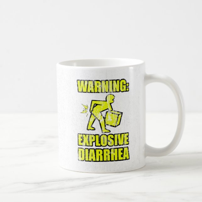 Explosive Diarrhöe DS Kaffeetasse (Rechts)