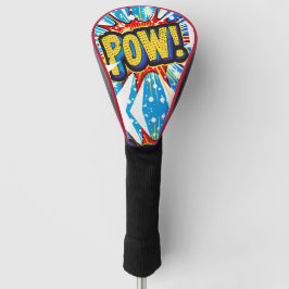 Explosive 'POW'! Comic-Inspiriert Golf Head Cover Golf Headcover