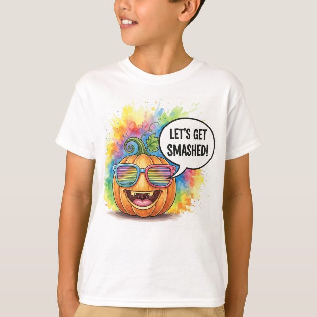  Explosive Pumpkin, by Natasha Us   T-Shirt (Vorderseite)