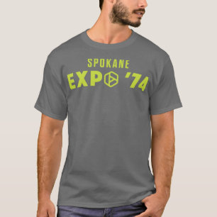 Expo 74 Spokane Welten Messe O Icon Green T-Shirt