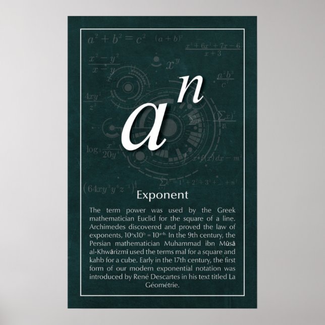 Exponent Poster (Vorne)