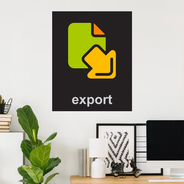 Exportsymbol Poster (Von Creator hochgeladen)