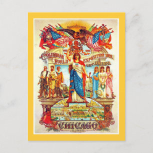 Exposition colombienne - Carte postale