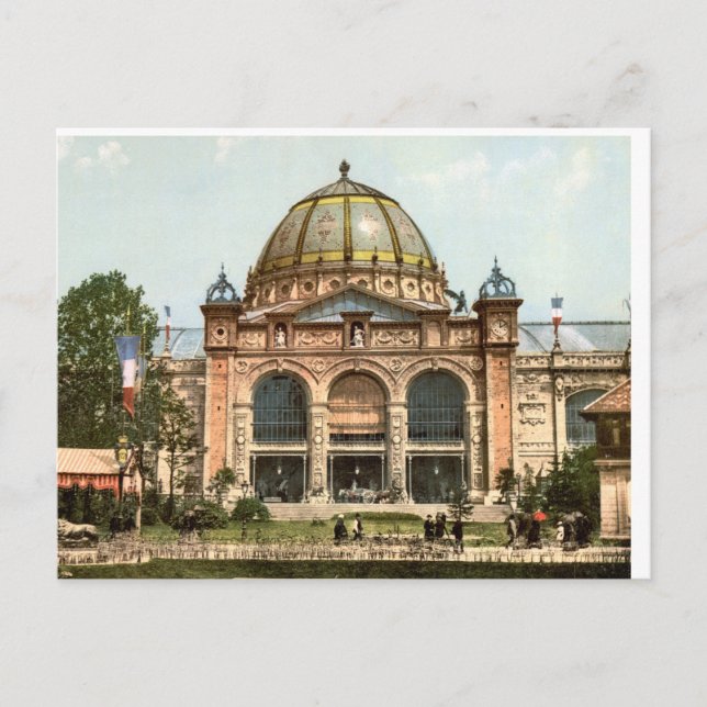 Exposition Universell 1889 Paris Frankreich Postkarte (Vorderseite)